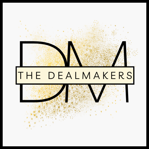 the Dealmakers - white gold logo